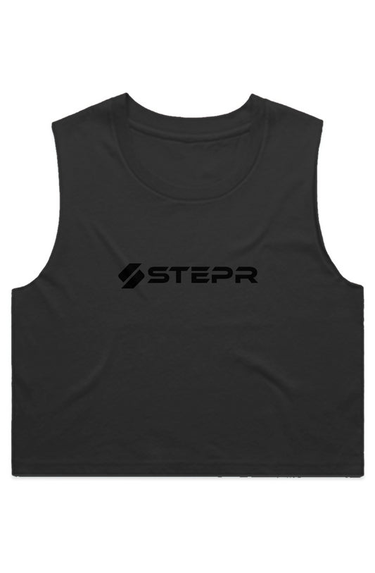 STEPR Athlete Crop Tank | Black