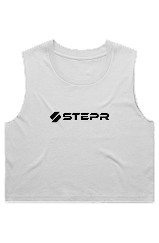 STEPR Athlete Crop Tank | White
